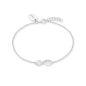 Preview: s.Oliver Damen Armband 925 Silber Unendlich 17+3cm 2012529