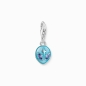 Preview: THOMAS SABO Charm Alien Blau 925 Silber 2051-496-1