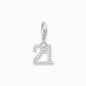 Preview: THOMAS SABO Charm 21 Zahl 925 Silber 2135-051-21