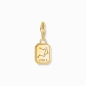 Preview: THOMAS SABO Charm Sternzeichen Waage 925 Silber goldfarben 2153-414-39