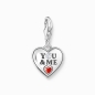 Preview: THOMAS SABO Charm Herz 925 Silber You & Me 2206-691-7