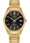 Preview: Jacques Lemans Herrenuhr Edelstahl Datum Goldfarben 10ATM 50-3M