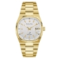 Preview: Bulova Herrenuhr SUPER SEVILLE Datum Saphirglas Goldfarben 97B223