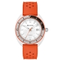 Preview: Bulova Herrenuhr Snorkel 41mm Datum Orange 10BAR Silikon 98B448