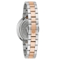 Preview: Bulova Damenuhr Quarz Saphirglas Oval Bicolor Rosé 98L322