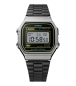 Preview: Casio Unisex Uhr Digital Retro Edelstahlband Schwarz Grau A168WEHB-1AEF