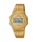 Preview: Casio Damenuhr Digital Edelstahlband Goldfarbend A171WEG-9AEF