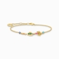 Preview: THOMAS SABO Armband 925 Silber Palme Goldfarben A2150-488-7-L19V