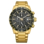 Preview: Citizen Herrenuhr Chronograph Edelstahl Datum Goldfarben 44mm AN3682-54E