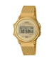 Preview: Casio Damenuhr Digital Goldfarbend Milanaise A171WEMG-9AEF