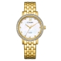 Preview: Citizen Damenuhr Quarz Edelstahl Goldfarben EL3102-50D