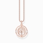 Preview: THOMAS SABO Halskette 925 Silber Rosé Lebensbaum 45cm KE2148-416-14-L45V