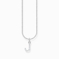 Preview: THOMAS SABO Damen Halskette Silber Buchstabe J KE2249-051-14-L45V