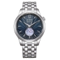 Preview: Citizen Herrenuhr Automatik Edelstahl Blau 40mm NH9131-73L