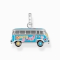 Preview: THOMAS SABO Anhänger Volkswagen Hippie-Bus 925 Silber Limitiert PE979-664-7