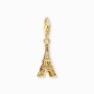 Preview: THOMAS SABO Charm Eiffelturm 925 Silber vergoldet 2075-414-39