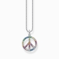 Preview: THOMAS SABO Halskette 925 Silber Peace 50-55cm KE2170-318-7-L55V