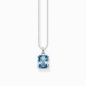 Preview: THOMAS SABO Halskette 925 Silber Blau 45cm KE1964-009-1-L45V