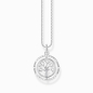 Preview: THOMAS SABO Halskette 925 Silber Lebensbaum 45cm KE2148-643-14-L45V