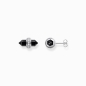 Preview: THOMAS SABO Ohrstecker 925 Silber schwarz H2281-641-11