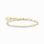 Preview: THOMAS SABO Charm Armband 925 Silber Goldfarben 19cm X0286-427-39-L19