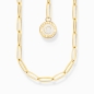 Preview: THOMAS SABO Charm Kette 925 Silber Goldfarben 45cm X0289-427-39-L45