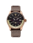 Preview: Junkers Herrenuhr Flieger GMT Automatik Bronze Leder 9.66.01.02