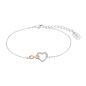 Preview: s.Oliver Damen Armband 925 Silber Herz Rosé 2032565