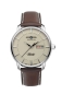 Preview: Zeppelin Herrenuhr Atlantic Automatik Tag Datum Leder Beige 8466-5