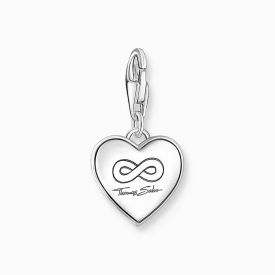 THOMAS SABO Charm Herz 925 Silber You & Me 2206-691-7