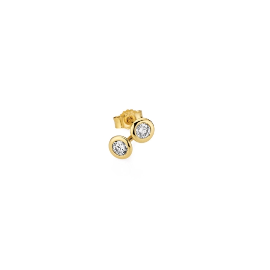 CEM Damen Ohrringe Ohrstecker 585er Gelbgold Brilliant 6-203796-001