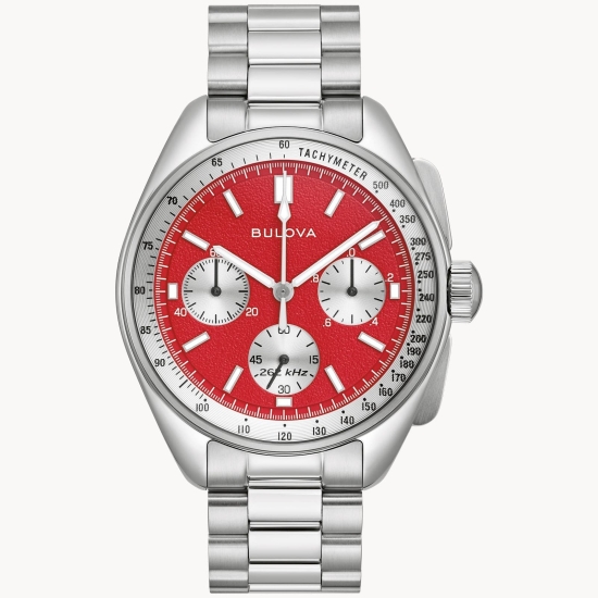 Bulova Herrenuhr Lunar Pilot "Blood Moon" Chrono Wechselband 96K115