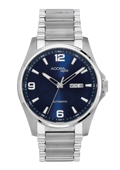 Adora Herrenuhr Automatik Titan Saphirglas Blau AS4657