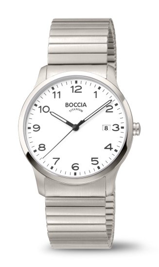 Boccia Titanium Herrenuhr Quarz Titan Zugarmband 3665-01