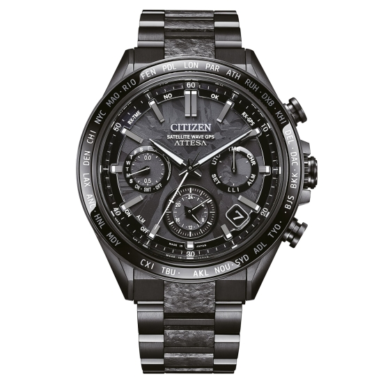 Citizen Attesa GPS Herrenuhr Limited Edition Solar Saphirglas CC4067-66E