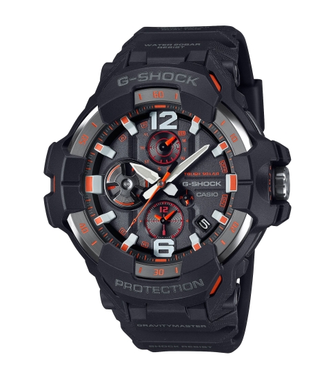 Casio G-SHOCK Pro Uhr Gravitymaster Solar Schwarz Orange GR-B300-1A4ER