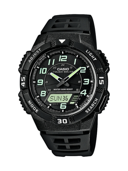 Casio Herrenuhr Solar Analog/Digital 10BAR AQ-S800W-1BVEF