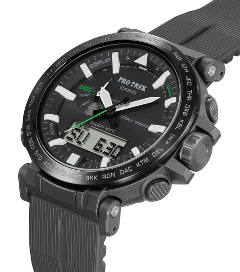 Casio Pro Trek Herrenuhr Funk Solar Triple Sensor PRW-6621Y-1ER