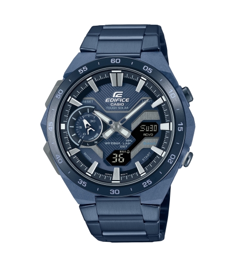 Casio Edifice Herrenuhr Solar Blau Bluetooth® 10BAR ECB-2200CB-2AEF