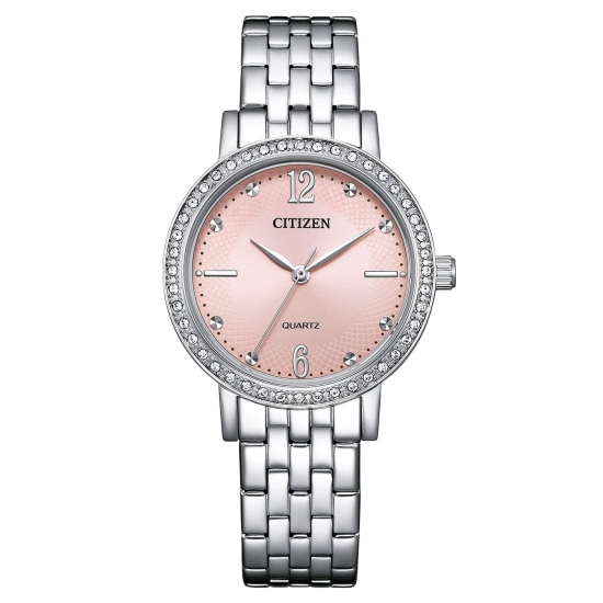 Citizen Damenuhr Quarz Edelstahl Rosa EL3100-55W