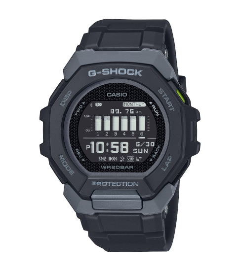 Casio G-SHOCK Herrenuhr Digital Bluetooth® Schwarz 20BAR GBD-300-1ER