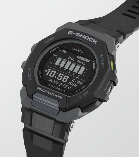 Casio G-SHOCK Herrenuhr Digital Bluetooth® Schwarz 20BAR GBD-300-1ER