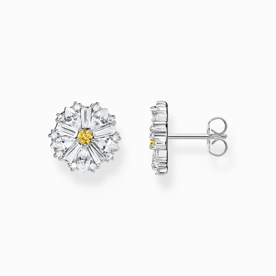 THOMAS SABO Ohrstecker Blume 925 Silber Groß H2169-051-14