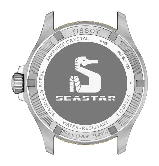 Tissot Seastar 1000 Quarz GMT Uhr Bicolor Saphirglas 40 mm T120.852.22.051.00