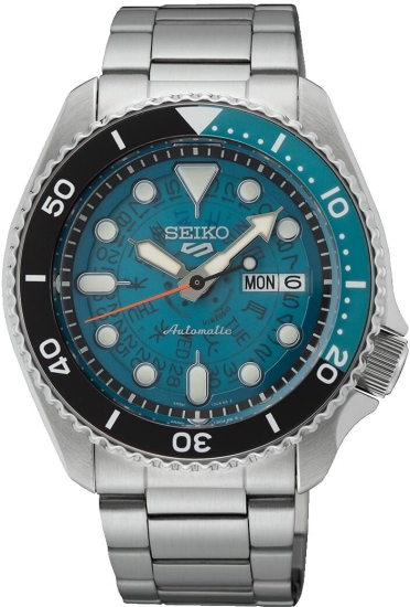 Seiko 5 Sports Herrenuhr Automatik Blau 10BAR SRPJ45K1