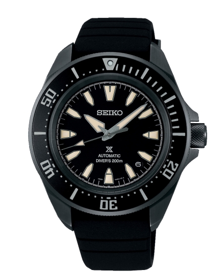 Seiko Prospex Herrenuhr Automatik Taucher Datum Schwarz SRPL15K1