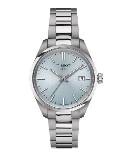 Tissot Damenuhr PR 100 34mm hellblau T150.210.11.351.00