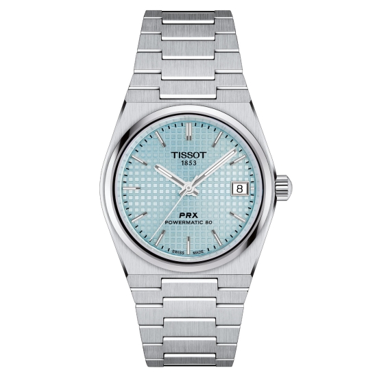 Tissot Uhr 35mm PRX Automatik Hellblau T137.207.11.351.00