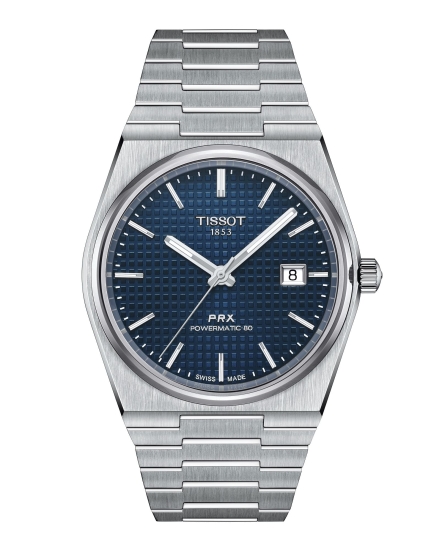 Tissot Herrenuhr PRX Automatik Blau T137.407.11.041.00