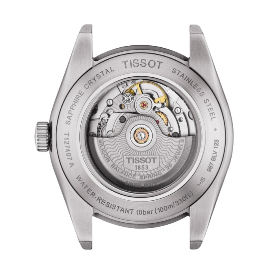 Tissot Herrenuhr Gentleman Automatik Grün T127.407.11.091.01